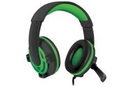 Słuchawki DEFENDER Warhead G300 Nauszne Przewodowe czarno-zielony