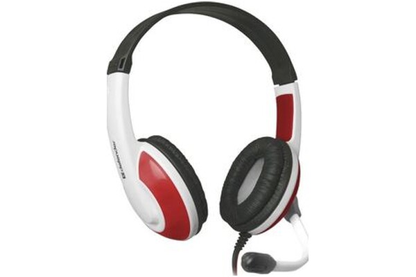 Słuchawki DEFENDER Warhead G120 Nauszne Przewodowe czerwony