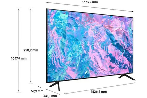 Telewizor Samsung UE75CU7192UXXH 75" 4K Ultra HD