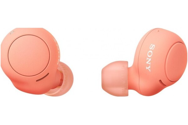 Słuchawki Sony WFC500 Dokanałowe Przewodowe pomarańczowy