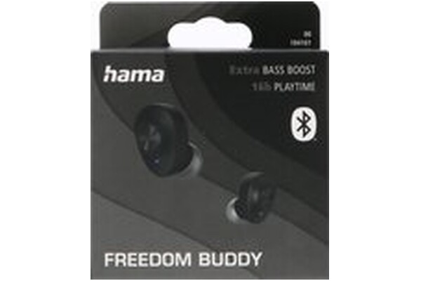 Słuchawki Hama Freedom Buddy Dokanałowe Bezprzewodowe czarny