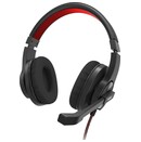 Słuchawki Hama HSUSB400 Nauszne Przewodowe czarny