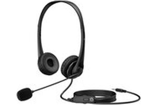 Słuchawki HP G2 Nauszne Przewodowe czarny