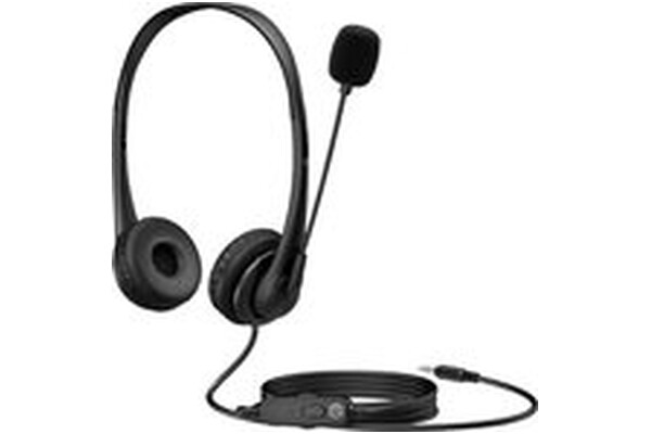 Słuchawki HP G2 Nauszne Przewodowe czarny