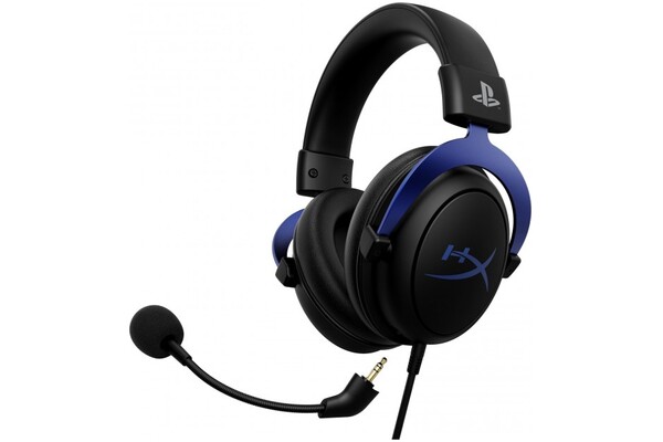 Słuchawki HYPERX Cloud PS5 Nauszne Przewodowe czarno-niebieski