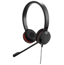 Słuchawki Jabra Evolve 2 30 Nauszne Przewodowe czarno-czerwony
