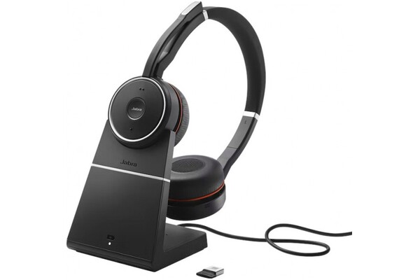 Słuchawki Jabra Evolve 75 SE Nauszne Bezprzewodowe czarny