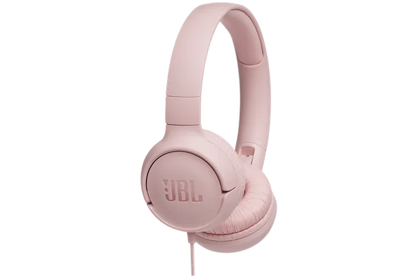 Słuchawki JBL T500 Nauszne Przewodowe różowy