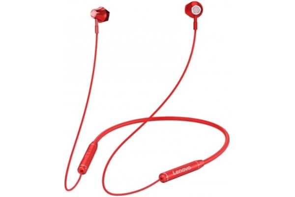 Słuchawki Lenovo HE06 Douszne Bezprzewodowe czerwony