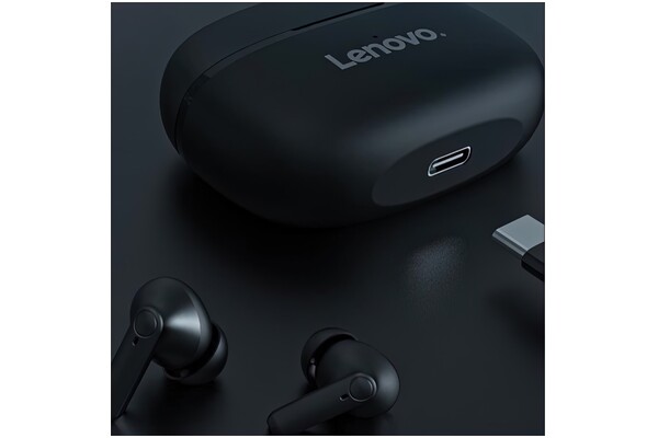 Słuchawki Lenovo HT05 Dokanałowe Bezprzewodowe czarny