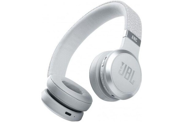 Słuchawki JBL Live 460 NC Nauszne Bezprzewodowe biały