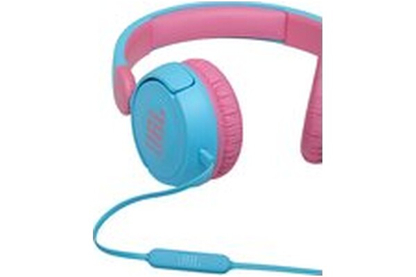 Słuchawki JBL JR310 Nauszne Przewodowe Różowo-niebieski