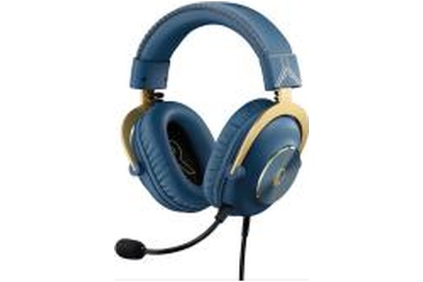 Słuchawki Logitech G Pro X Nauszne Przewodowe niebieski