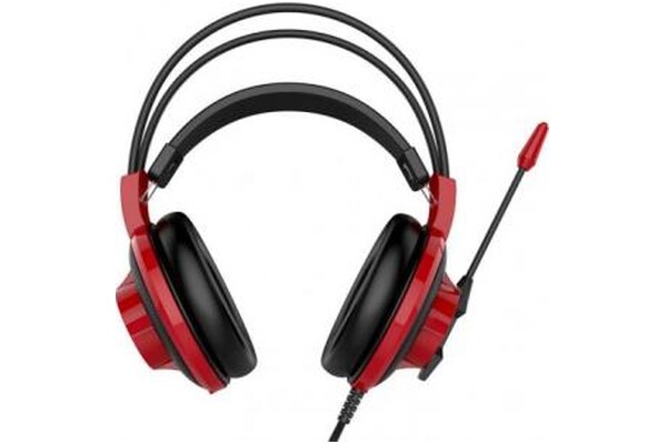 Słuchawki MSI DS501 Nauszne Przewodowe czerwony