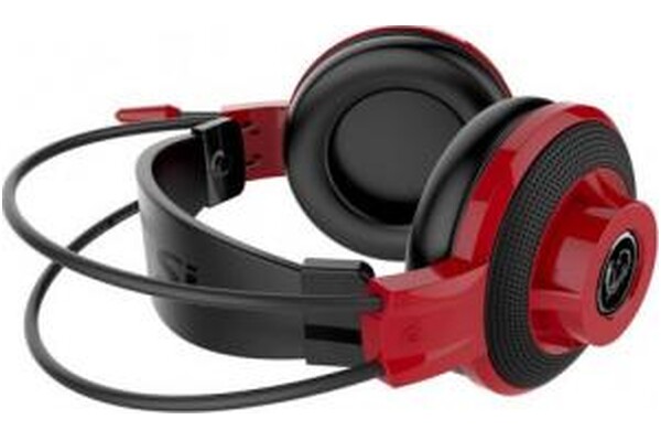 Słuchawki MSI DS501 Nauszne Przewodowe czerwony