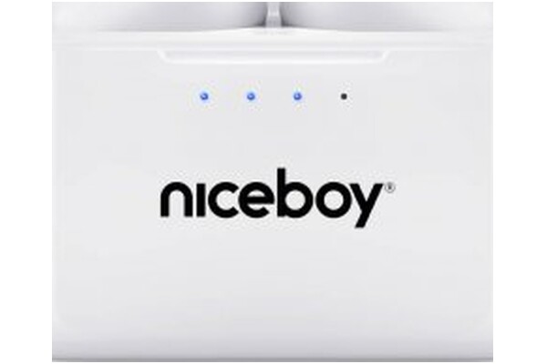 Słuchawki Niceboy Hive Podsie 3 Dokanałowe Bezprzewodowe biały