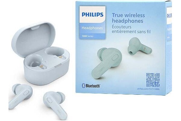 Słuchawki Philips TAT1108 Douszne Bezprzewodowe niebieski