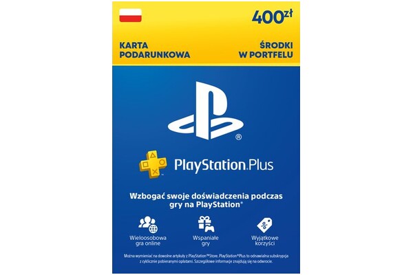 PlayStation Network 400 zł PlayStation 3