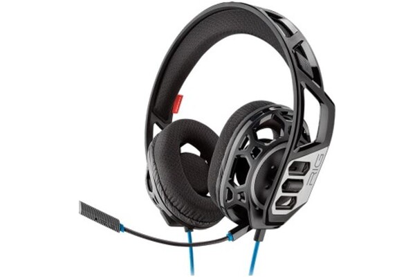 Słuchawki Plantronics RIG 300HS Nauszne Przewodowe czarno-srebrny