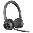 Słuchawki Plantronics VOYAGER 4320 UC Nauszne Bezprzewodowe czarny