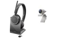 Słuchawki Plantronics VOYAGER 4220 UC Nauszne Bezprzewodowe czarny