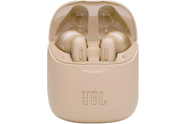 Słuchawki JBL T225 TWS Douszne Bezprzewodowe złoty