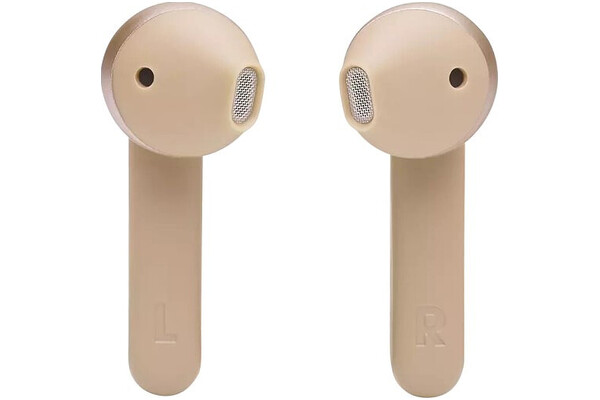 Słuchawki JBL T225 TWS Douszne Bezprzewodowe złoty