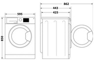 Pralka INDESIT MTWSE61294WKEE 6.0kg 1200obr./min