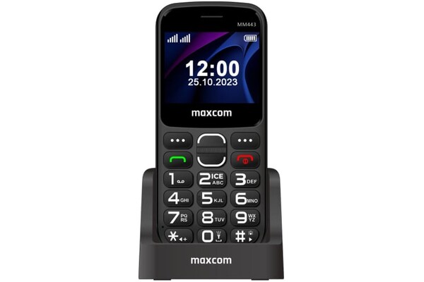 Smartfon MaxCom czarny 2.31" poniżej 0.1GB/poniżej 0.5GB
