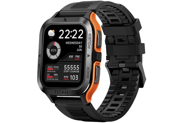 Smartwatch MaxCom FW67 Fit Titan Pro czarno-pomarańczowy