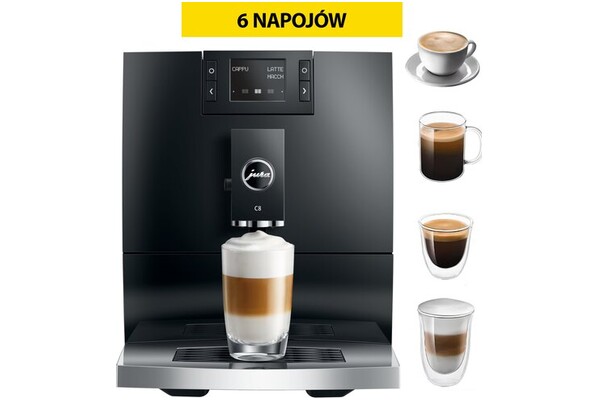 Ekspres JURA Piano Black C8 automatyczny