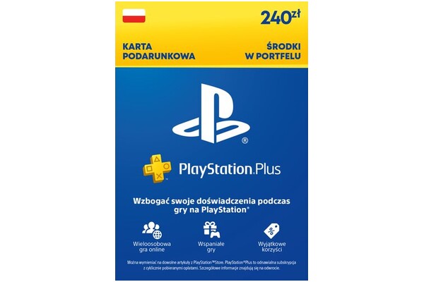 PlayStation Network 240 zł PlayStation 3