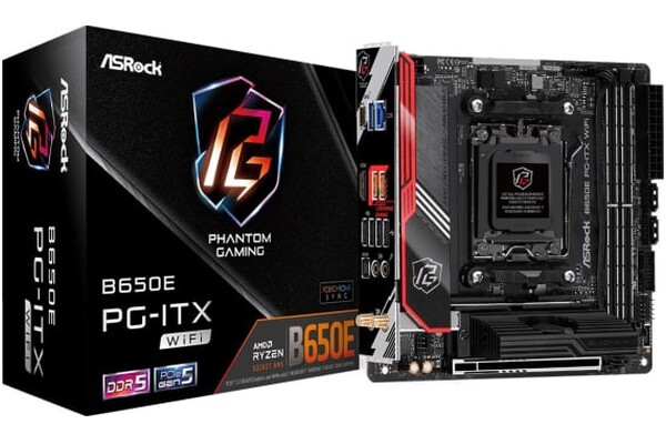 Płyta główna ASrock B650E Phantom Gaming ITX WiFi Socket AM5 AMD B650 Mini-ITX