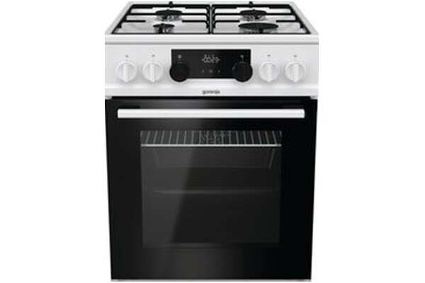 Kuchnia Gorenje K535W płyta gazowa, piekarnik elektryczny