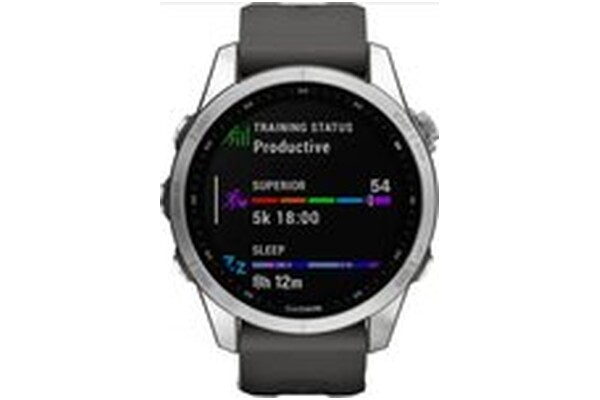 Smartwatch Garmin Fenix 7s Pro Solar srebrny