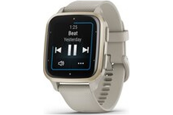 Smartwatch Garmin Venu SQ Music Kremowo-złoty