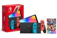 Konsola Nintendo Switch OLED 64GB Czerwono-niebieski + Mario Kart 8 Deluxe