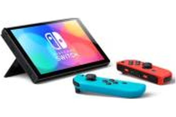 Konsola Nintendo Switch OLED 64GB Czerwono-niebieski + Mario Kart 8 Deluxe