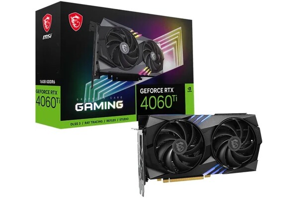 Karta graficzna MSI RTX 4060 Ti Gaming 16GB GDDR6
