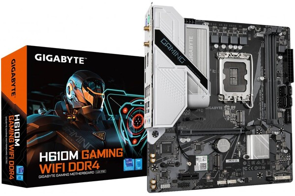 Płyta główna GIGABYTE H610M Gaming WF Socket 1700 Intel H610 DDR4 microATX
