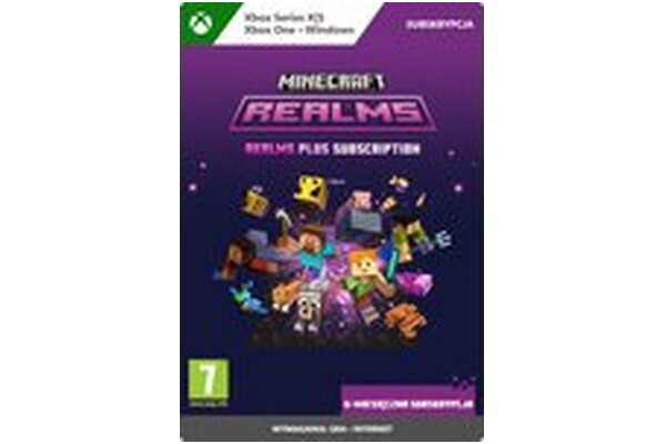 Minecraft Realms Plus 180 dni PC, Xbox (One/Series S/X)