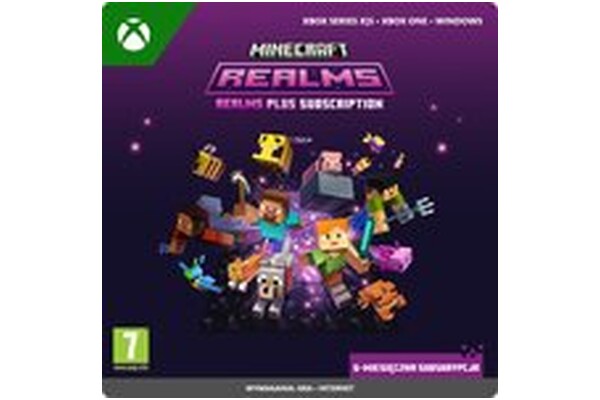 Minecraft Realms Plus 180 dni PC, Xbox (One/Series S/X)