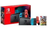 Konsola Nintendo Switch 32GB Czerwono-niebieski + Mario Strikers Battle League Football