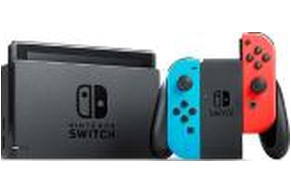 Konsola Nintendo Switch 32GB Czerwono-niebieski + Mario Strikers Battle League Football