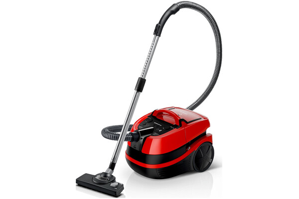 Odkurzacz Bosch BWD421PET AquaWash&Clean tradycyjny workowy 2100W czerwony