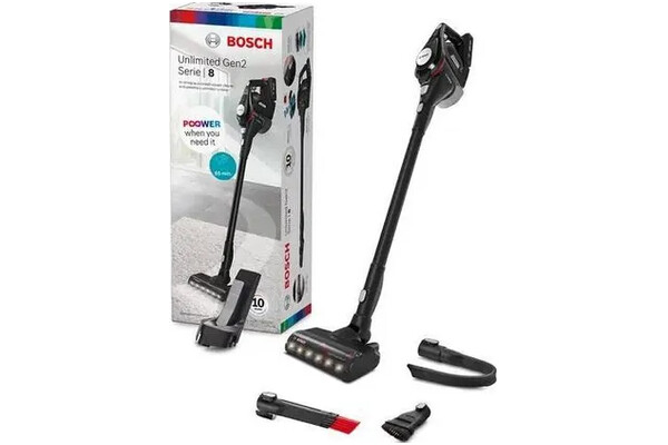 Odkurzacz Bosch BCS8214BL Unlimited 8 pionowy bezworkowy czarny