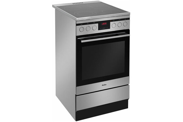 Kuchnia AMICA 514CE3413TSKDHAQ płyta Ceramiczna, piekarnik elektryczny