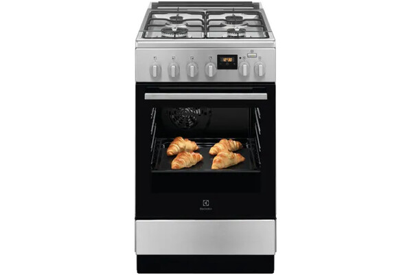 Kuchnia Electrolux LKK560207X płyta gazowa, piekarnik elektryczny