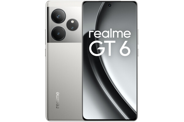 Smartfon realme GT 6 srebrny 6.78" 256GB