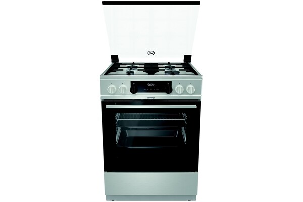 Kuchnia Gorenje K6351XF płyta gazowa, piekarnik elektryczny